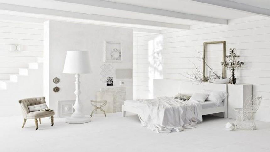 Une chambre blanche parfaite