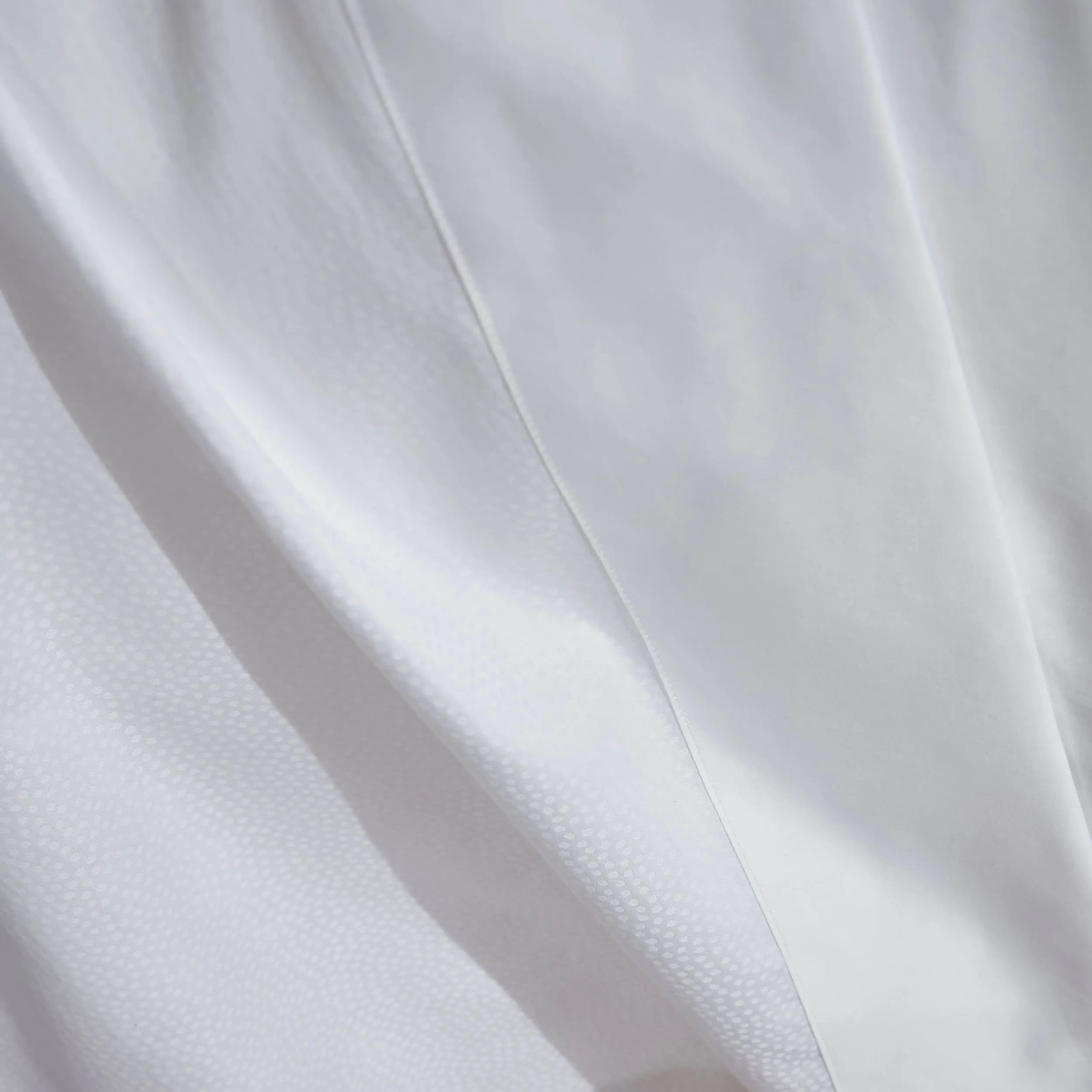 Drap plat satin de coton jacquard Elite