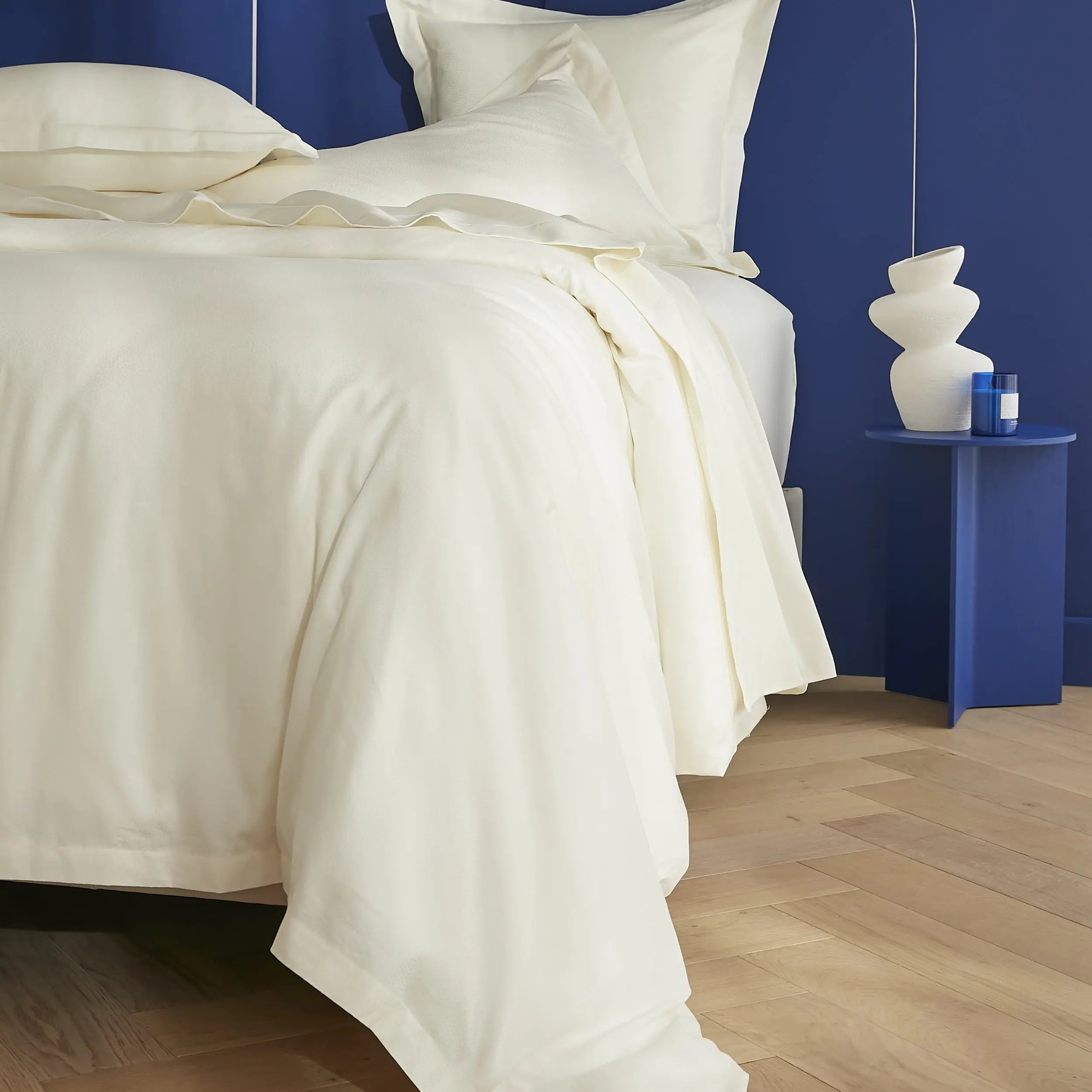 Housse de couette satin de coton jacquard Elite