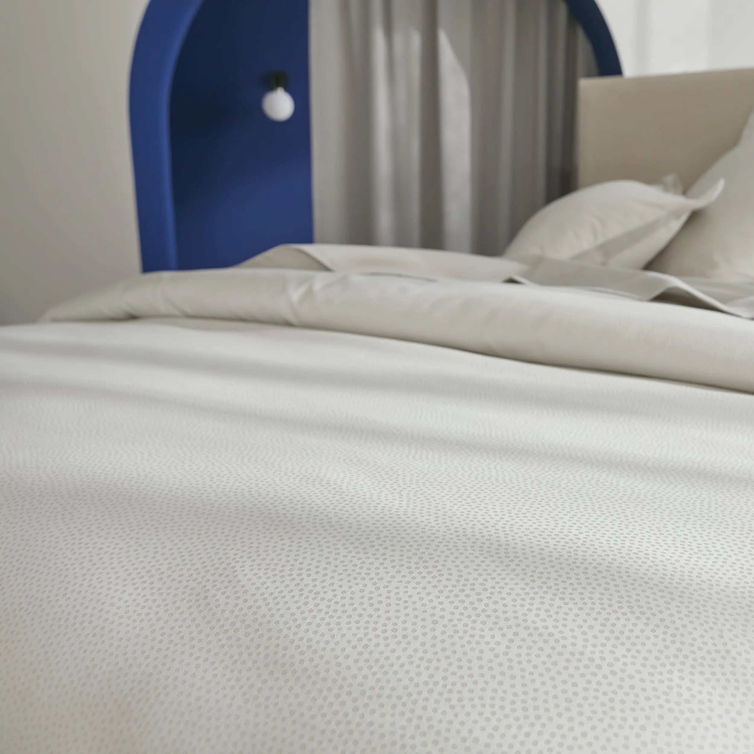 Housse de couette satin de coton jacquard Elite