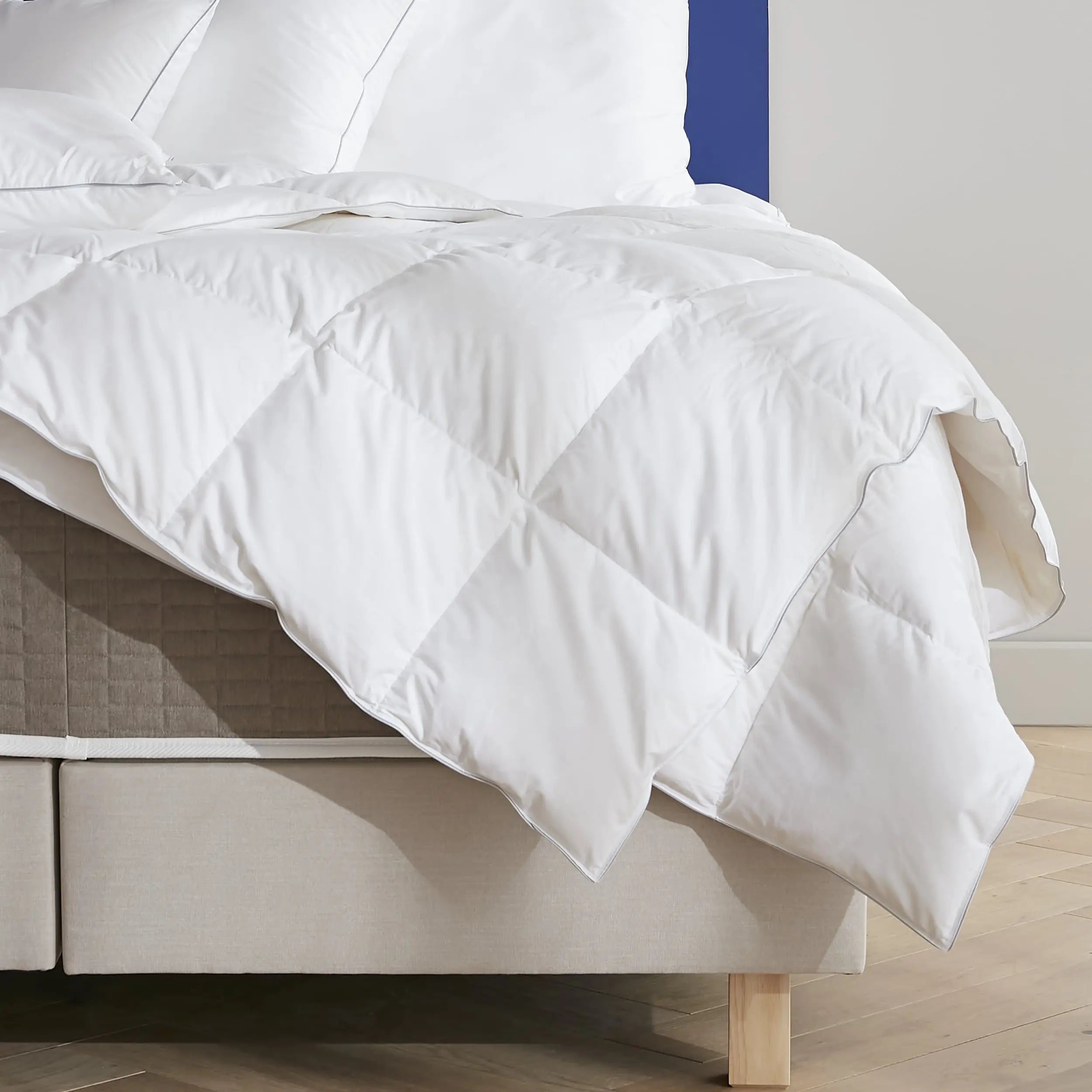 Couette hôtel tempérée duvet & plumettes d'oie
