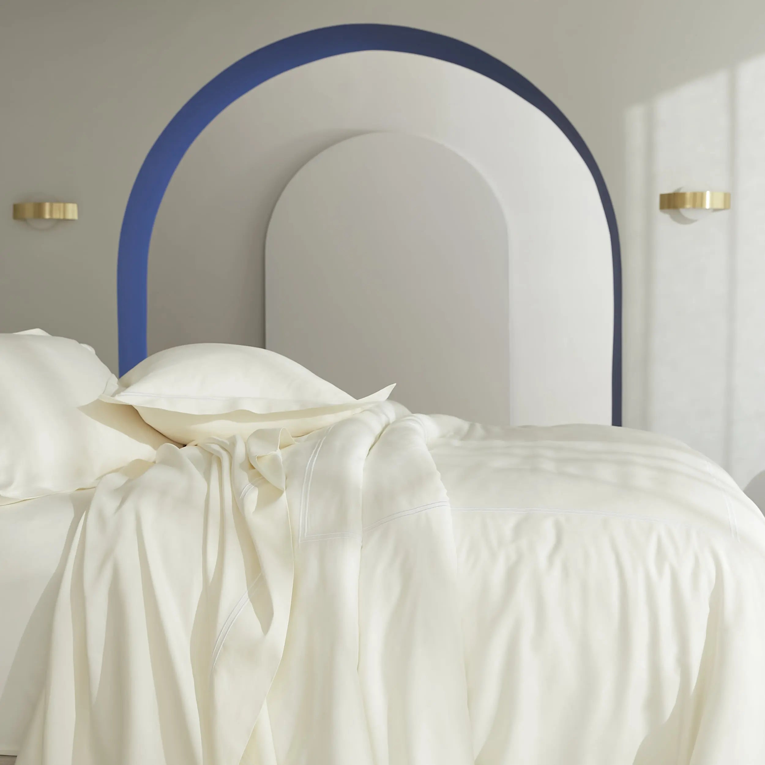 Drap plat satin de coton Divine