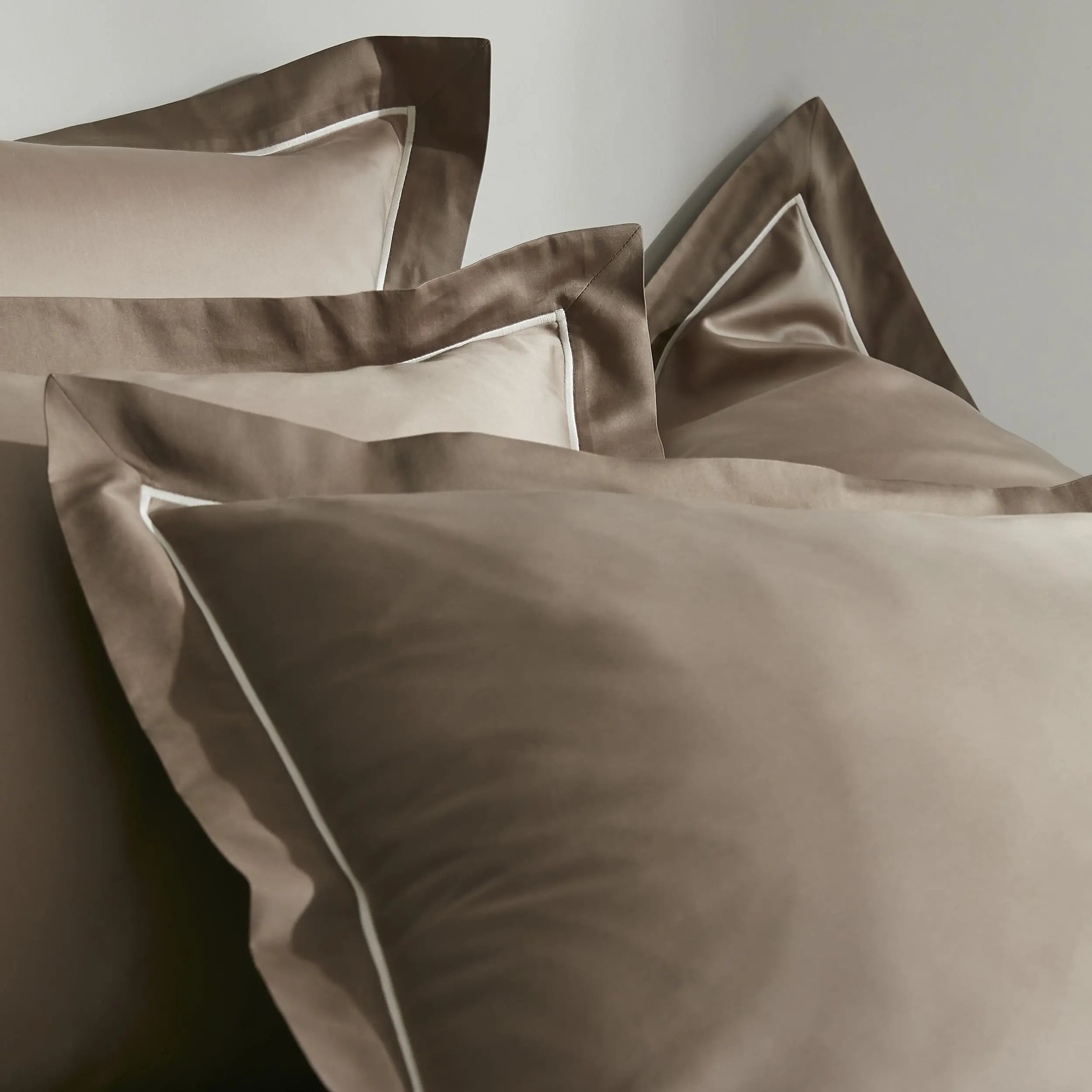 Taies d'oreiller satin de coton Harmonie