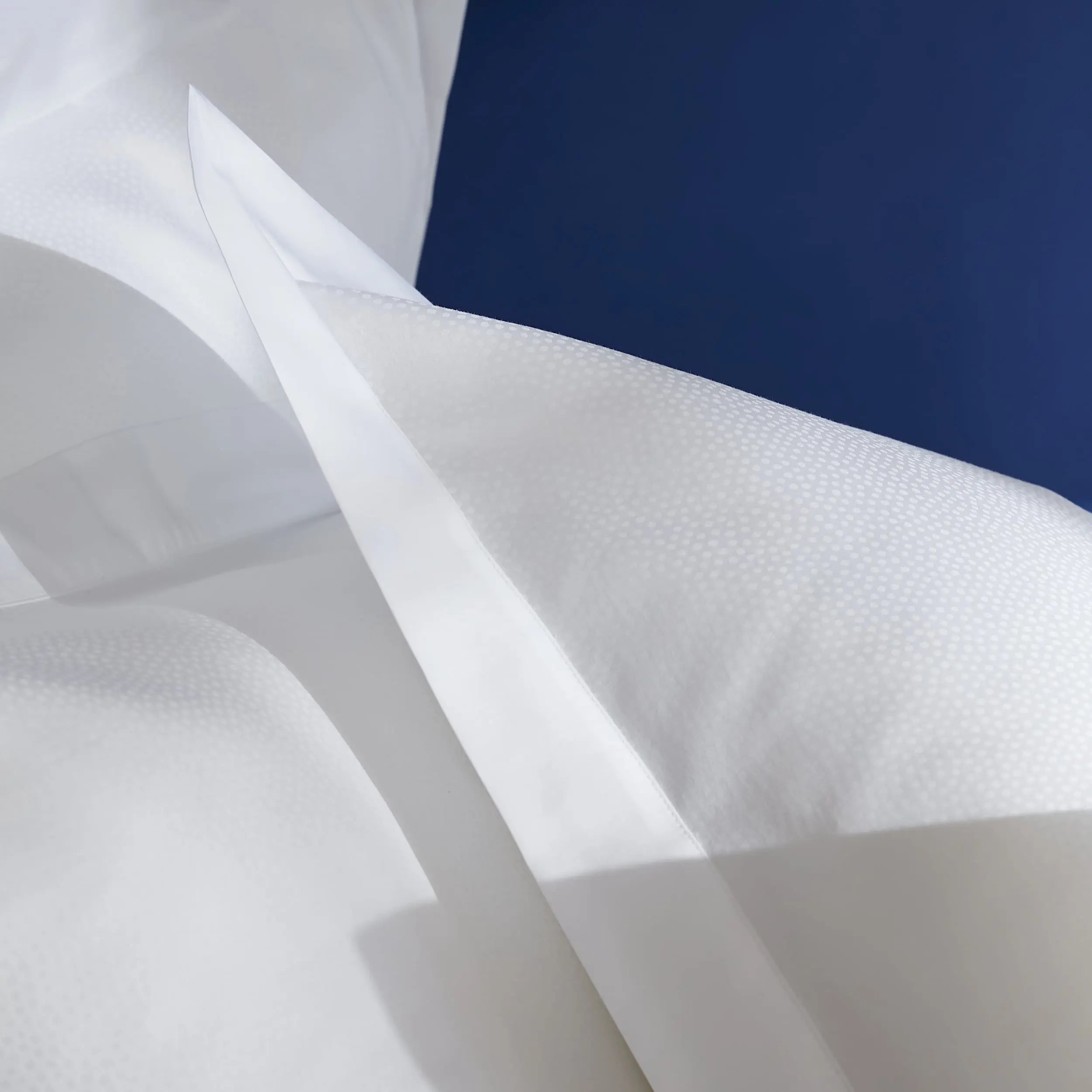 Taies d'oreiller satin de coton jacquard Elite