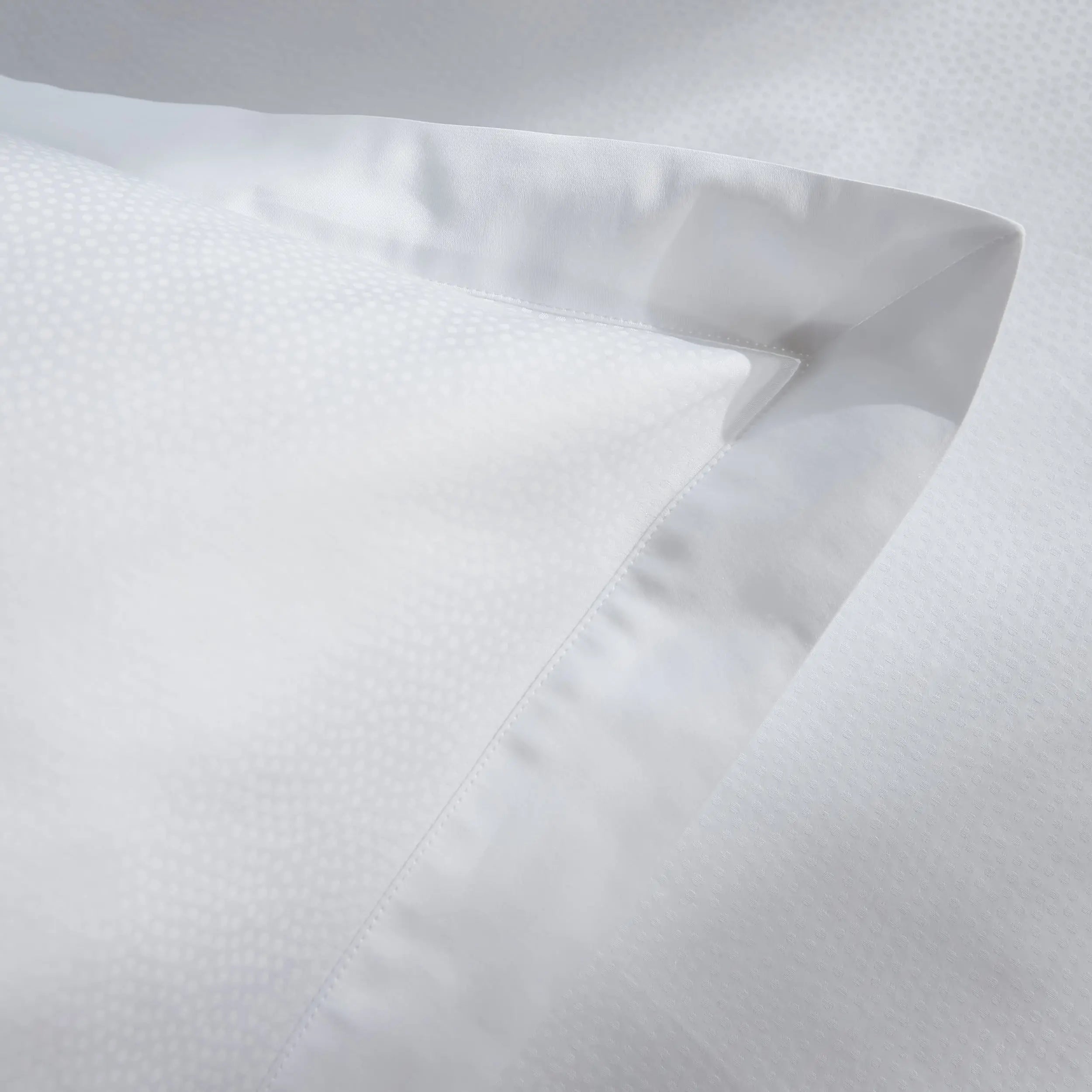 Taies d'oreiller satin de coton jacquard Elite