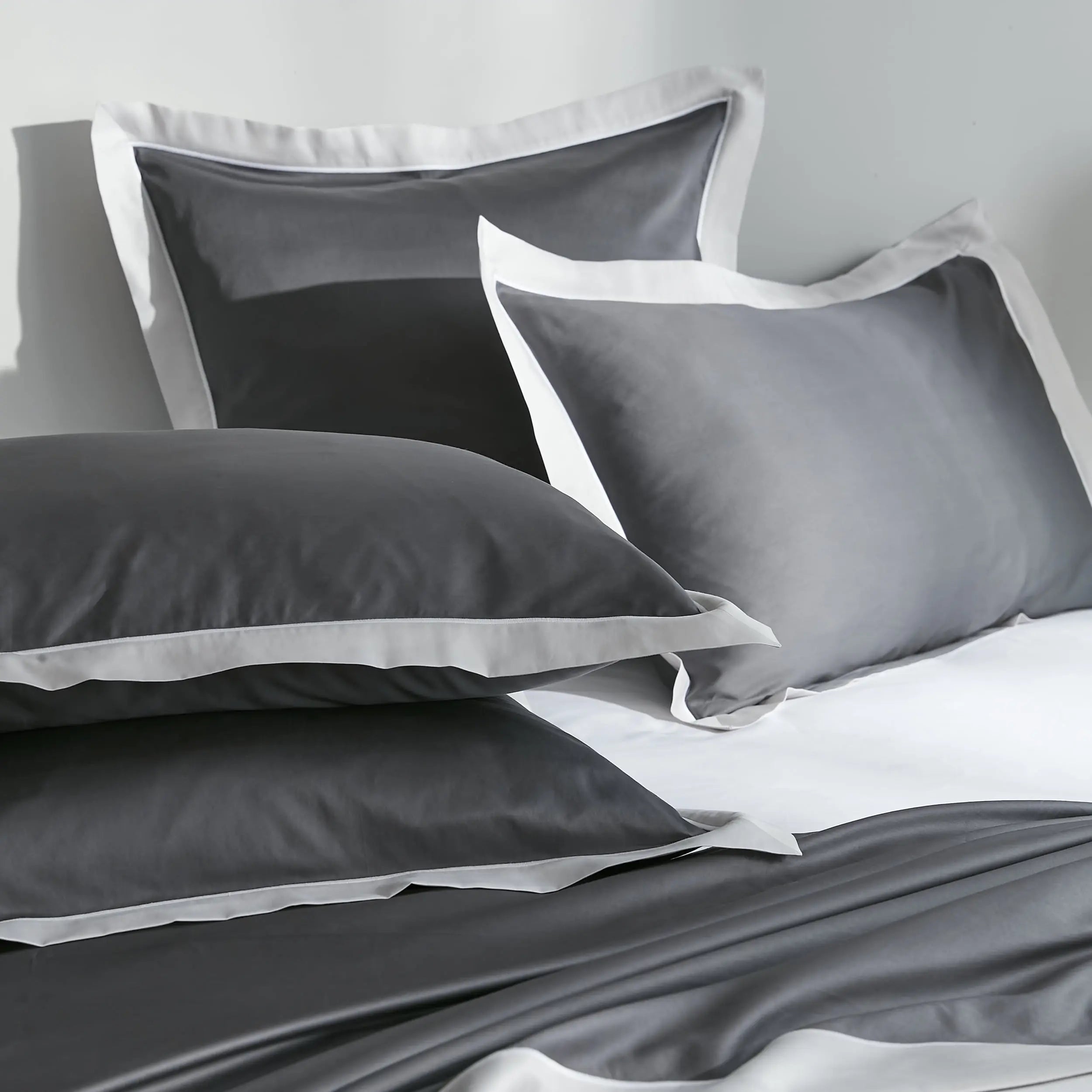 Taies d'oreiller satin de coton Harmonie