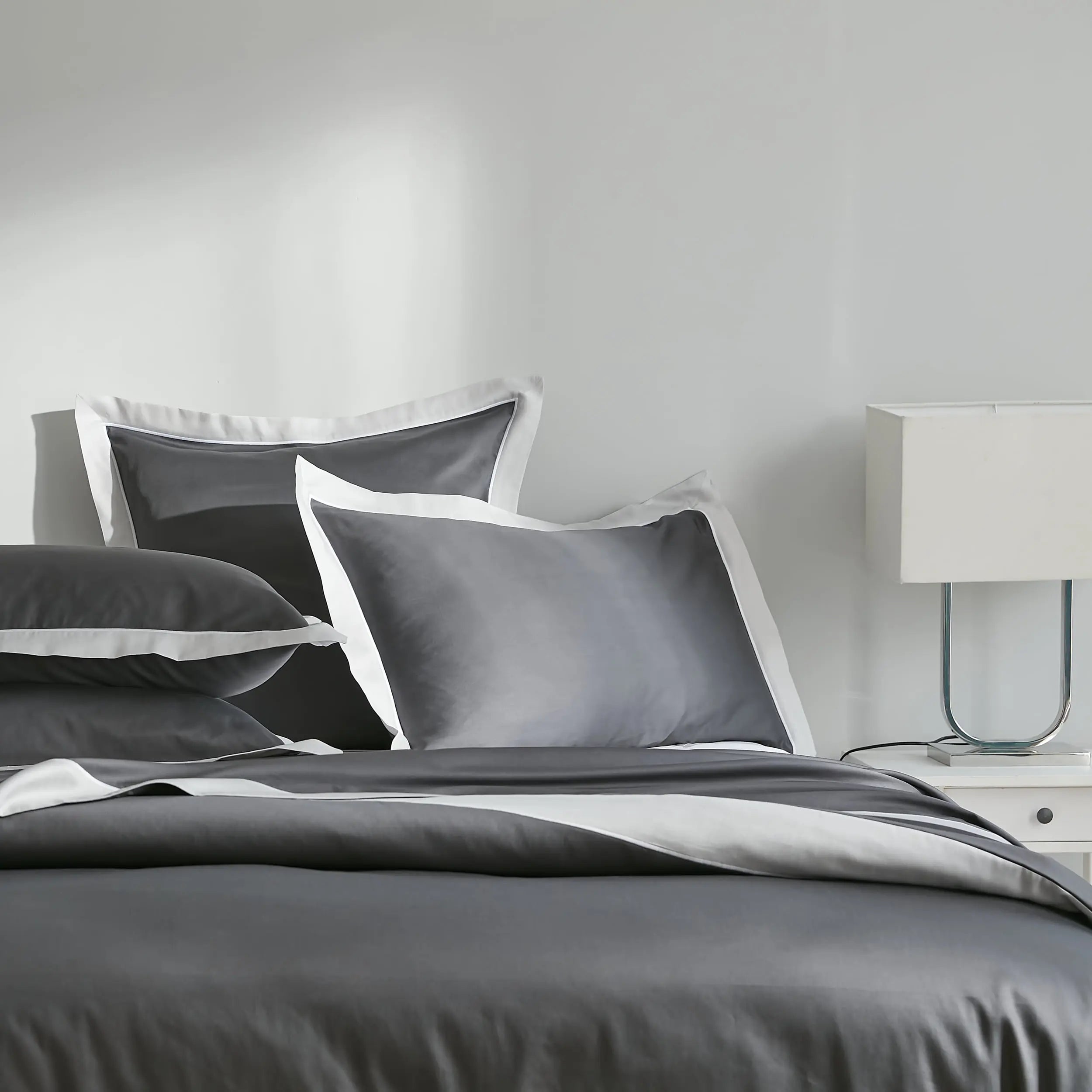 Taies d'oreiller satin de coton Harmonie