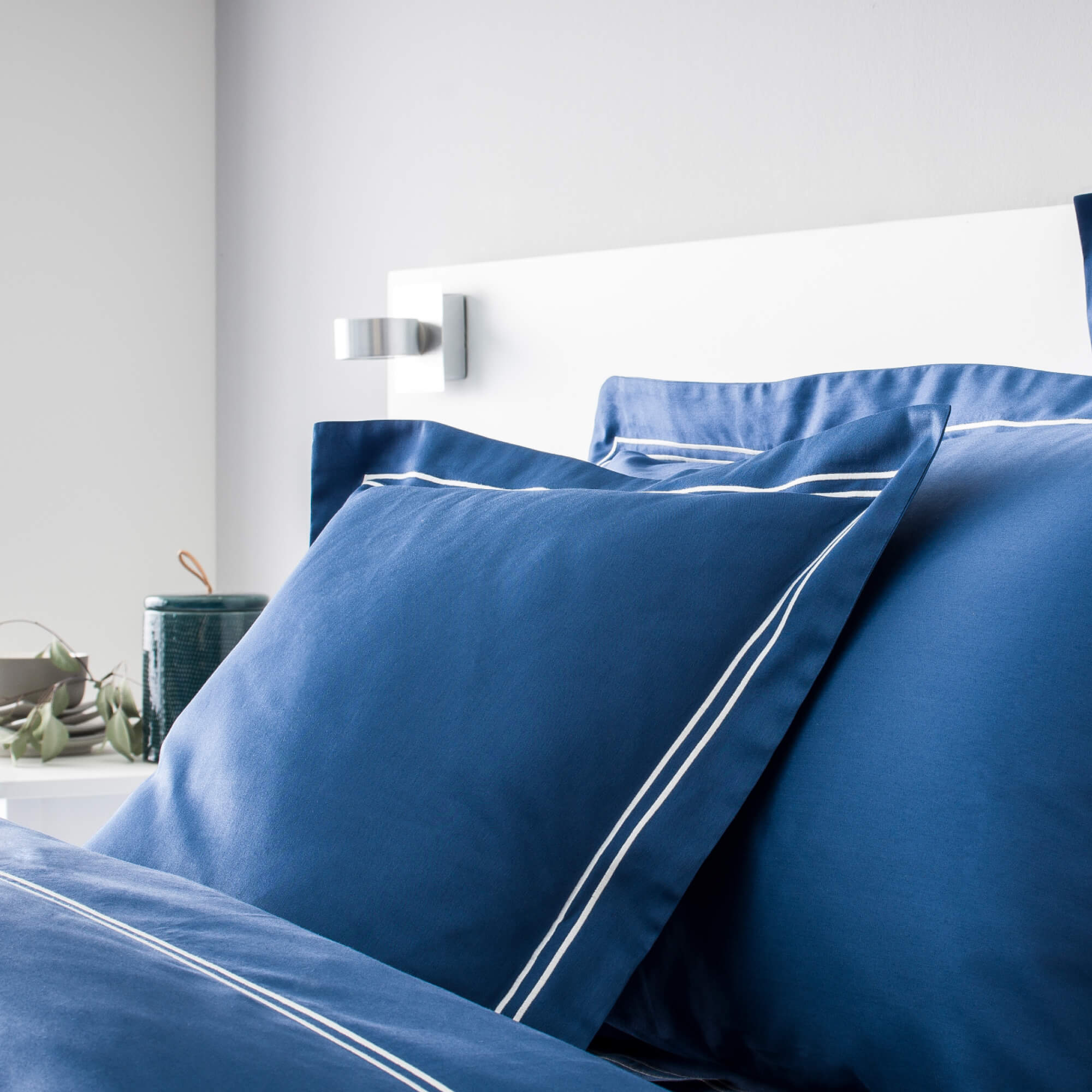 Taies d'oreiller satin de coton Divine
