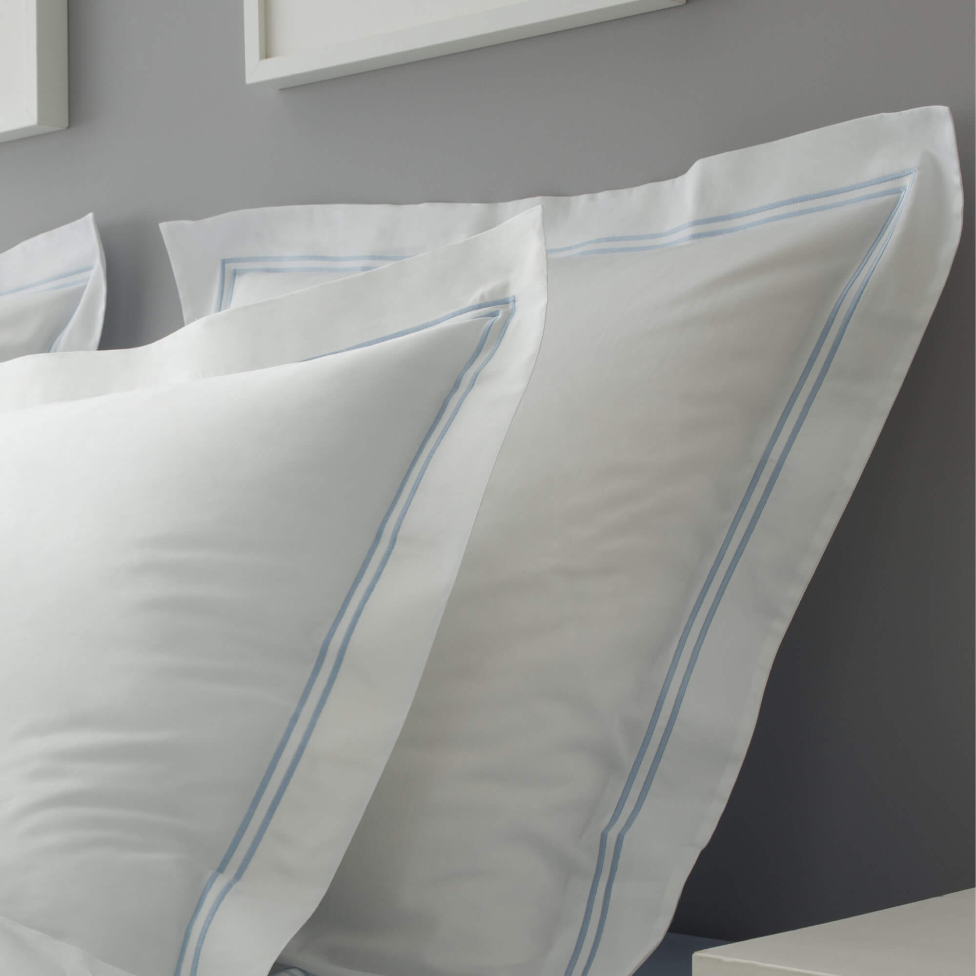 Taies d'oreiller satin de coton Signature