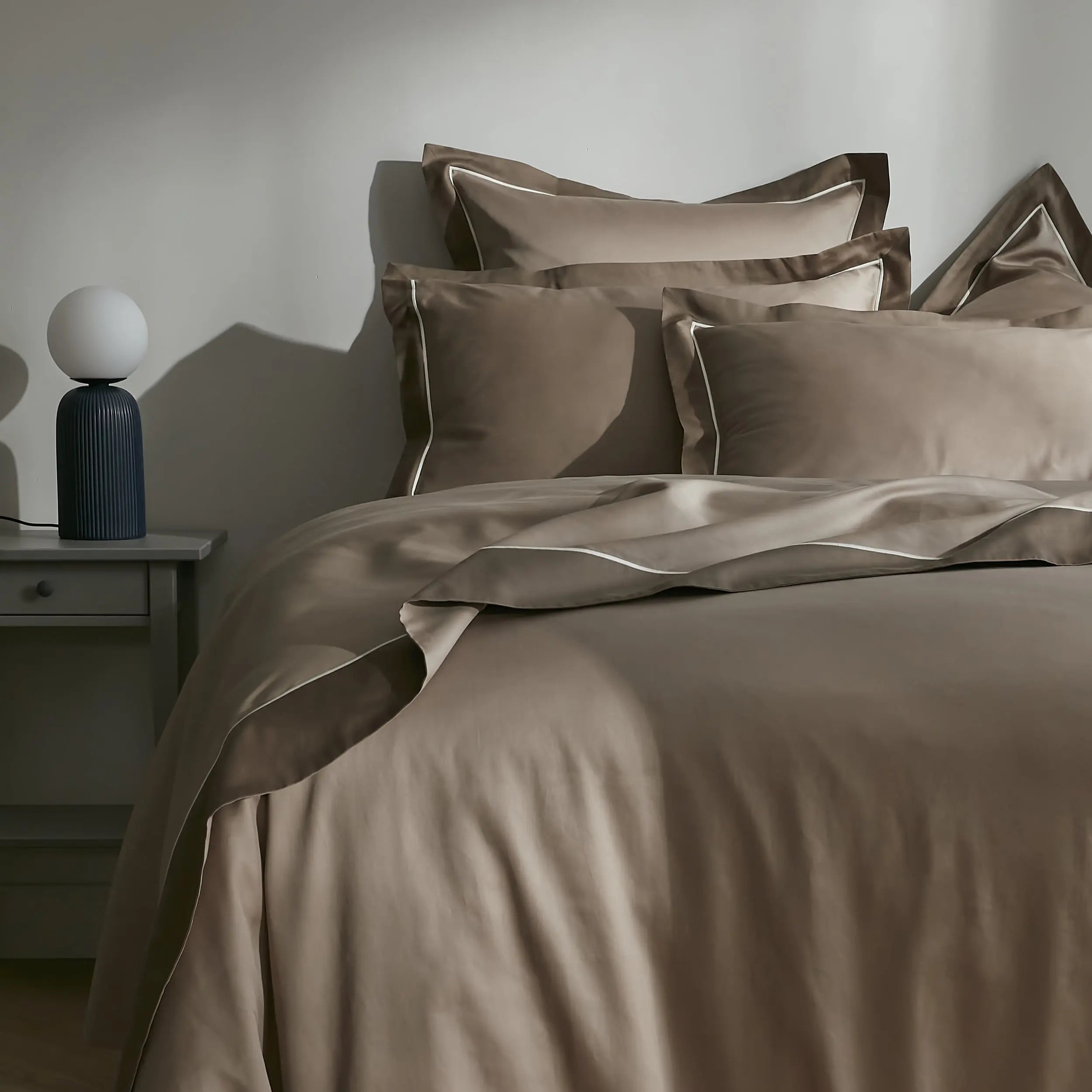 Drap plat Harmonie - satin de coton