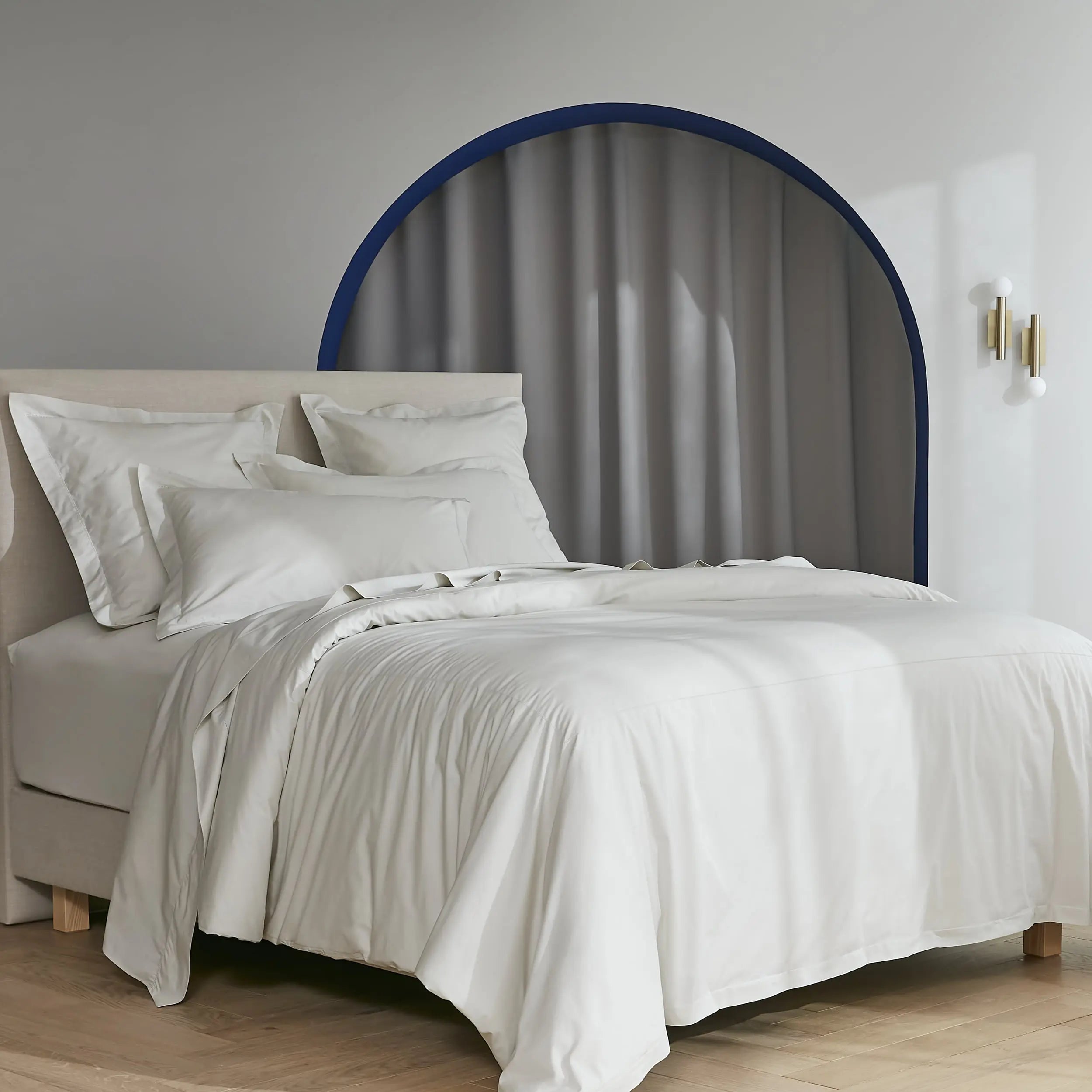 Drap plat Prestige - percale de coton Peau d'Ange