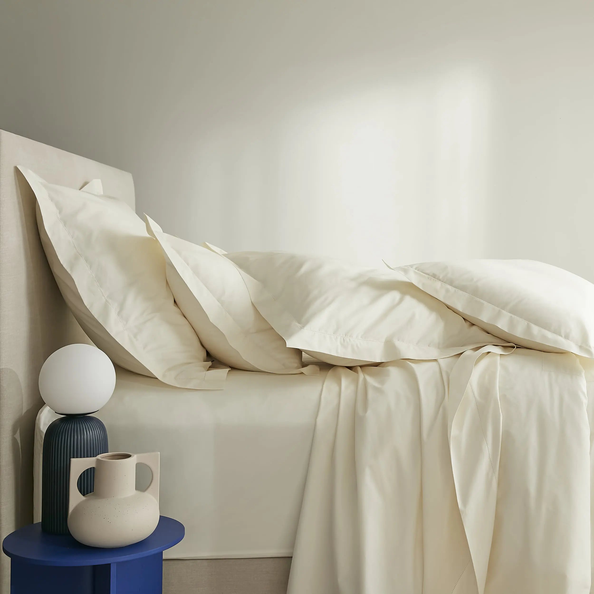 Drap housse Prestige - percale de coton Peau d'Ange