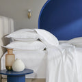 Drap plat Elite - satin de coton jacquard
