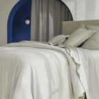 Drap plat Elite - satin de coton jacquard