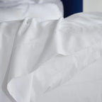 Drap plat Prestige - percale de coton Peau d'Ange