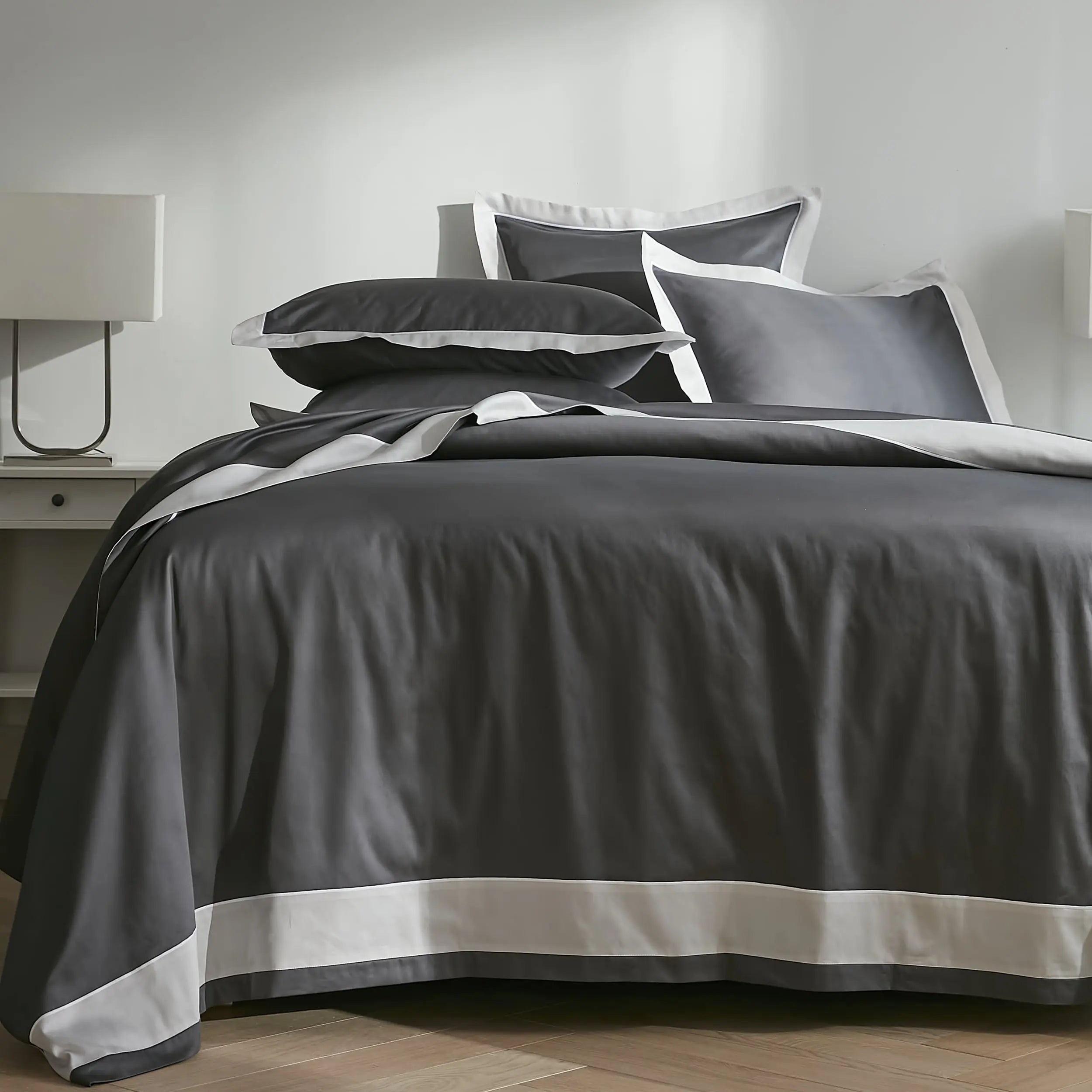Housse de couette Harmonie - satin de coton