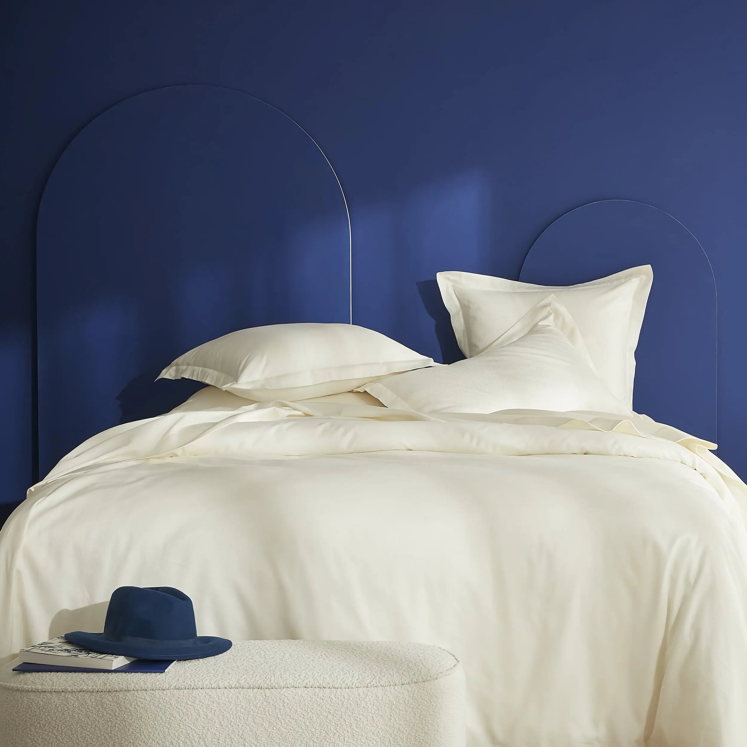 Housse de couette Elite - satin de coton jacquard