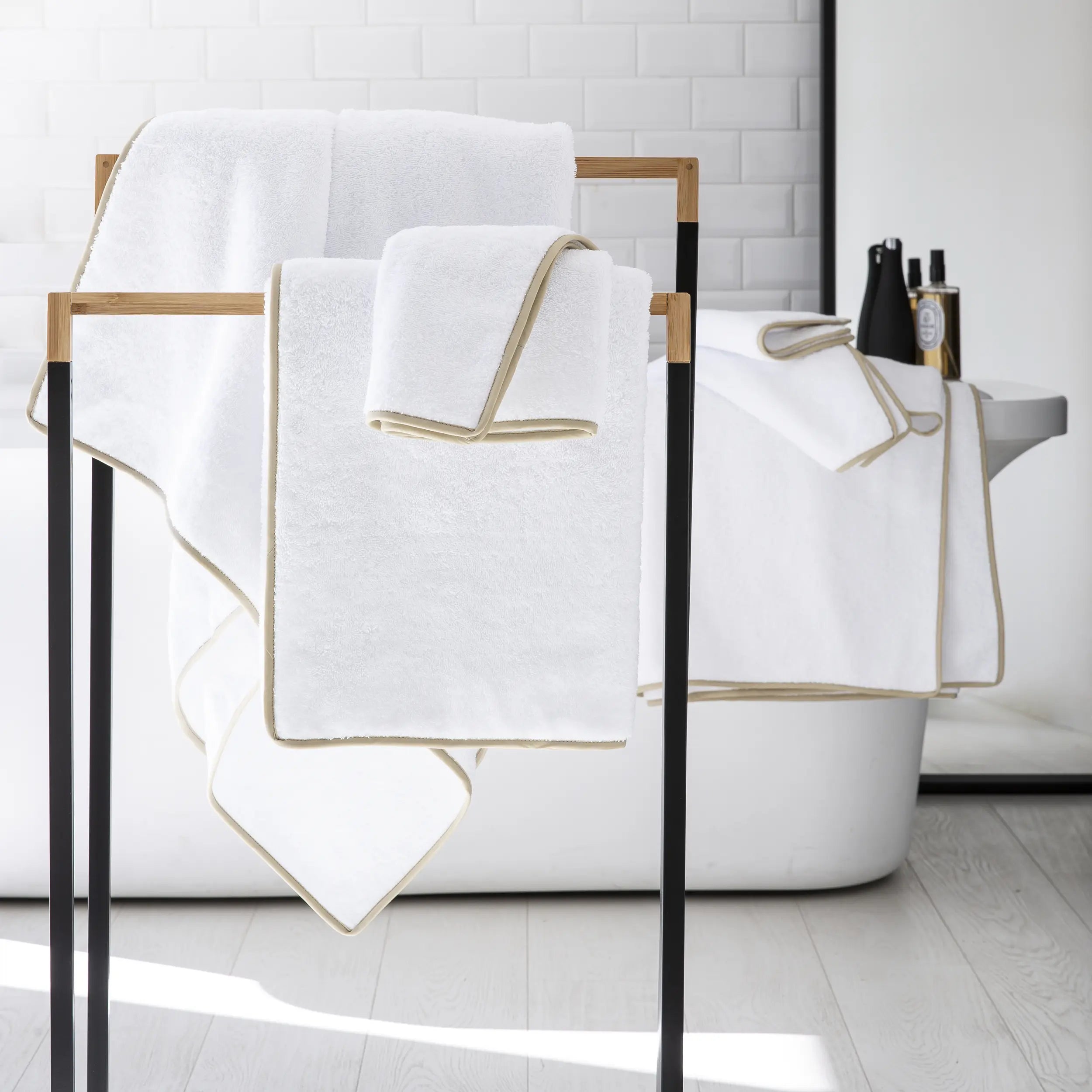 Tapis de bain coton double épaisseur Signature