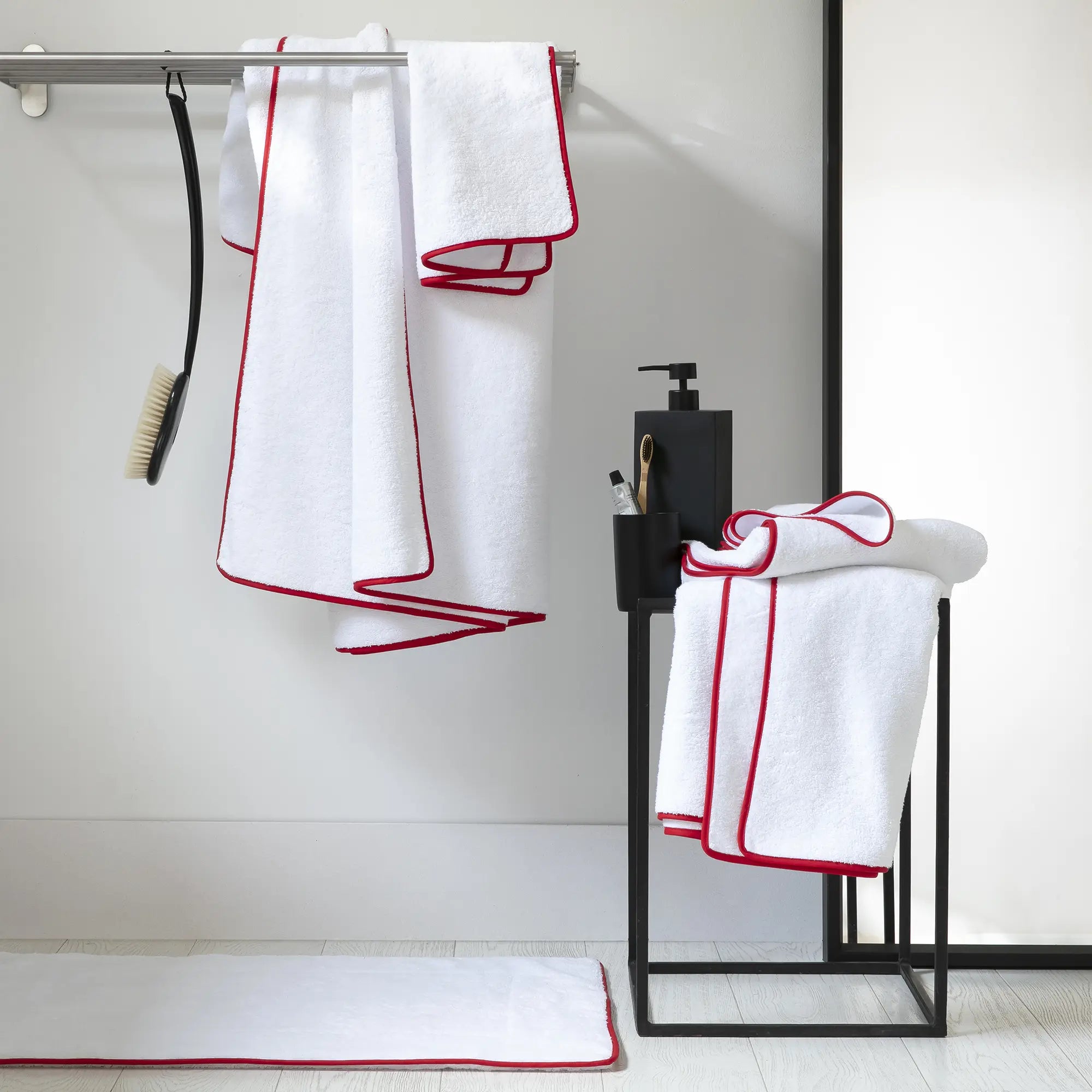 Tapis de bain coton double épaisseur Signature