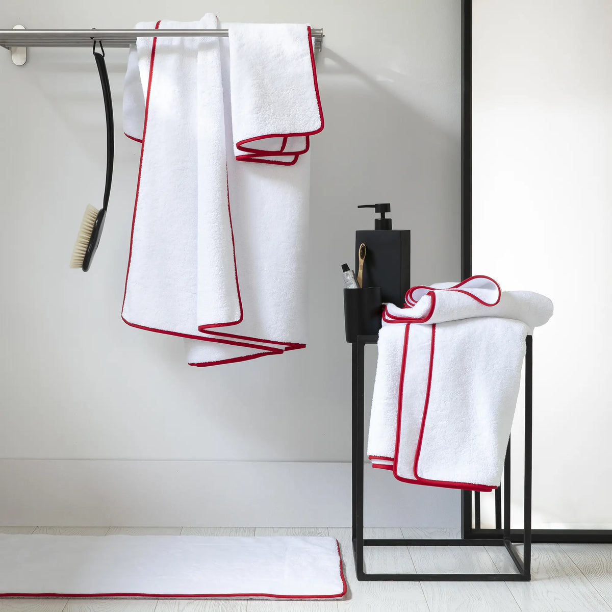 Signature double-thickness cotton bath mat