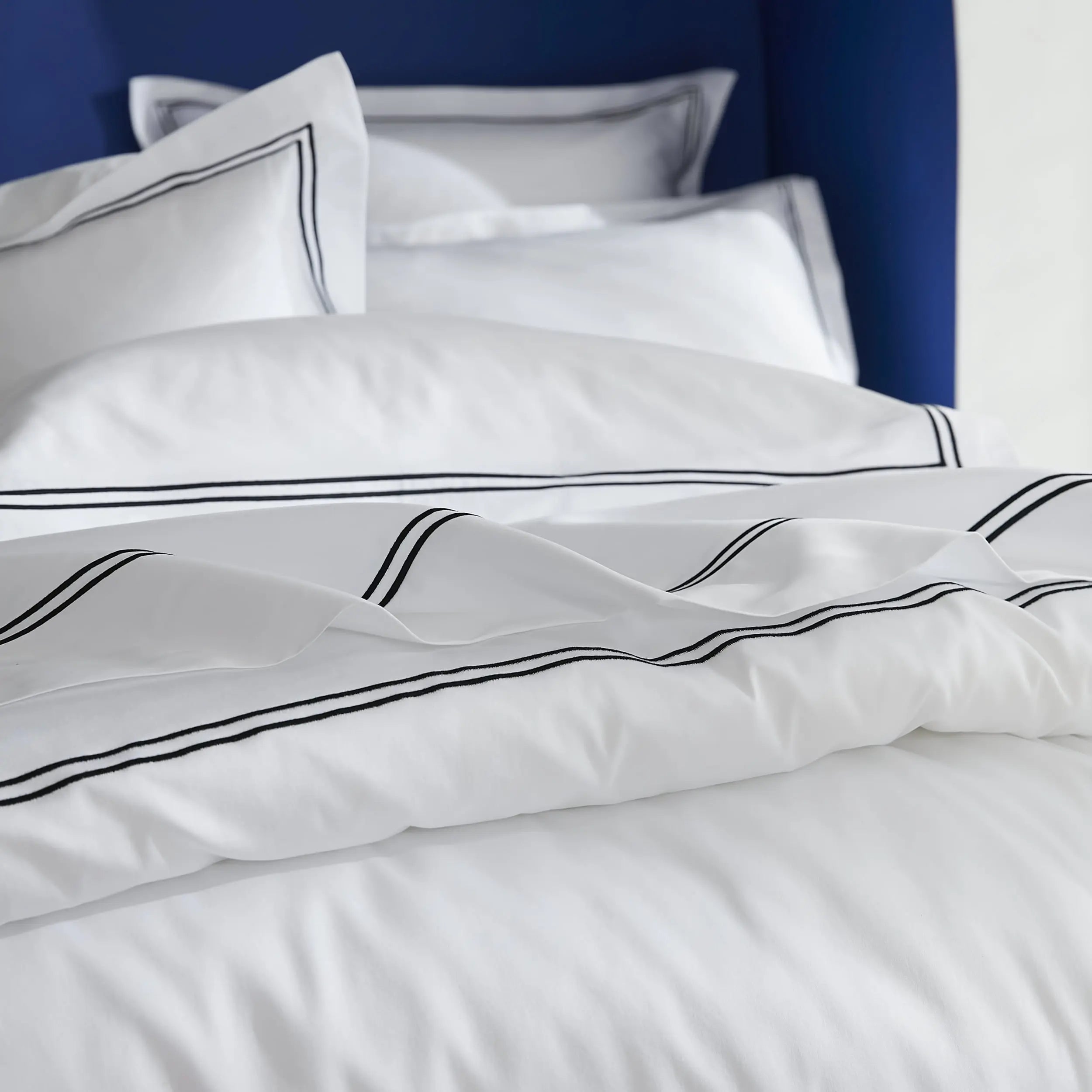 Drap plat satin de coton Signature