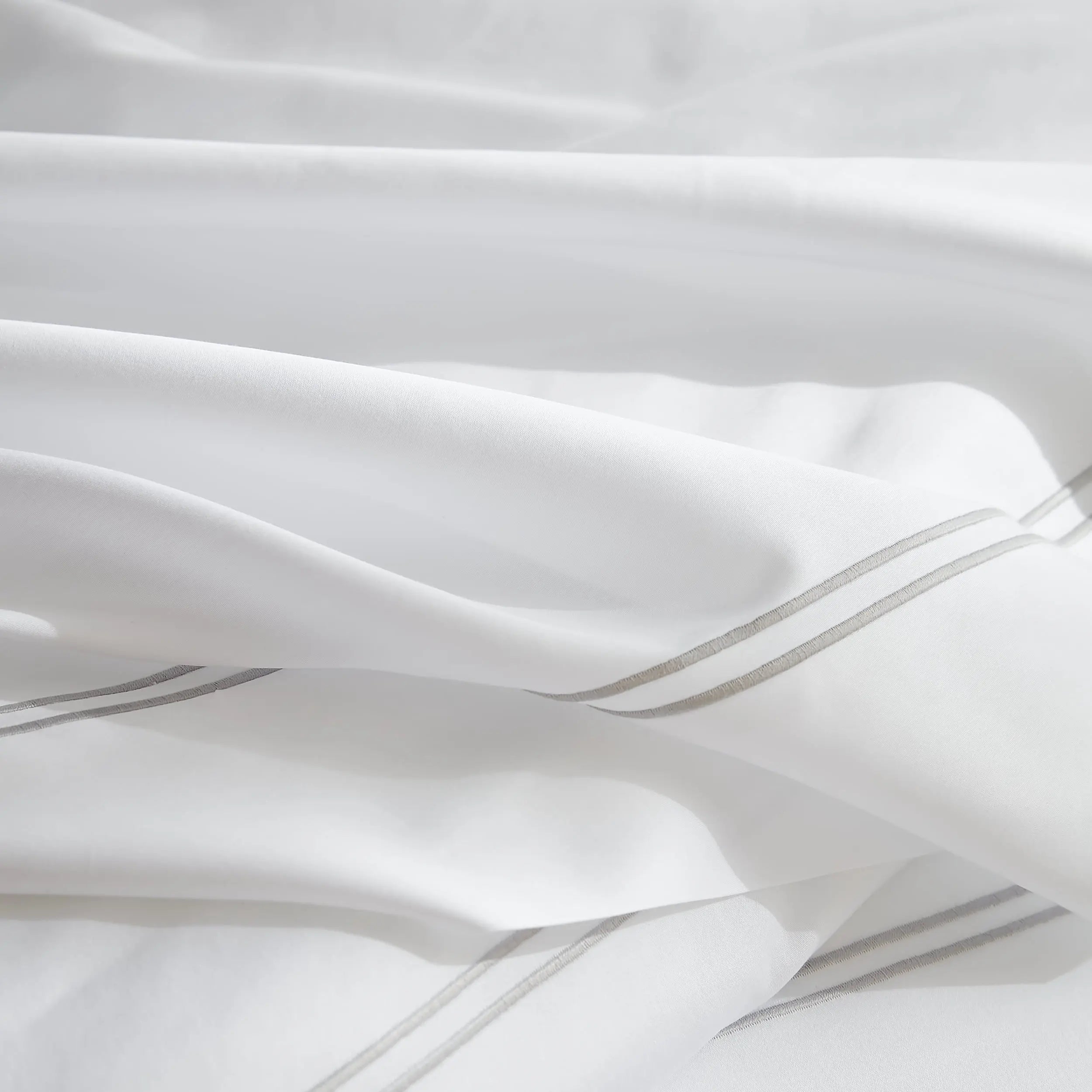 Drap plat satin de coton Signature