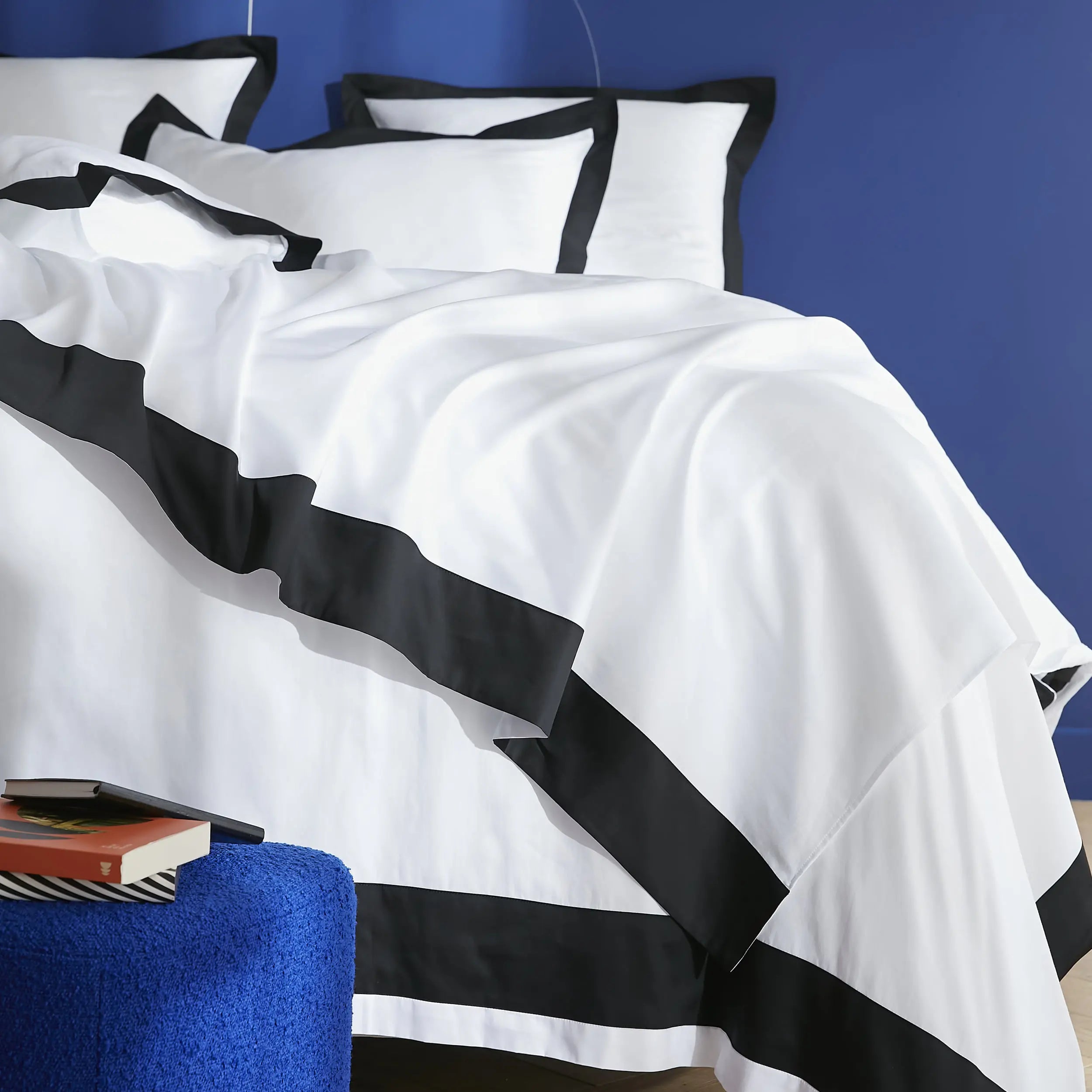 Drap plat satin de coton Sublime