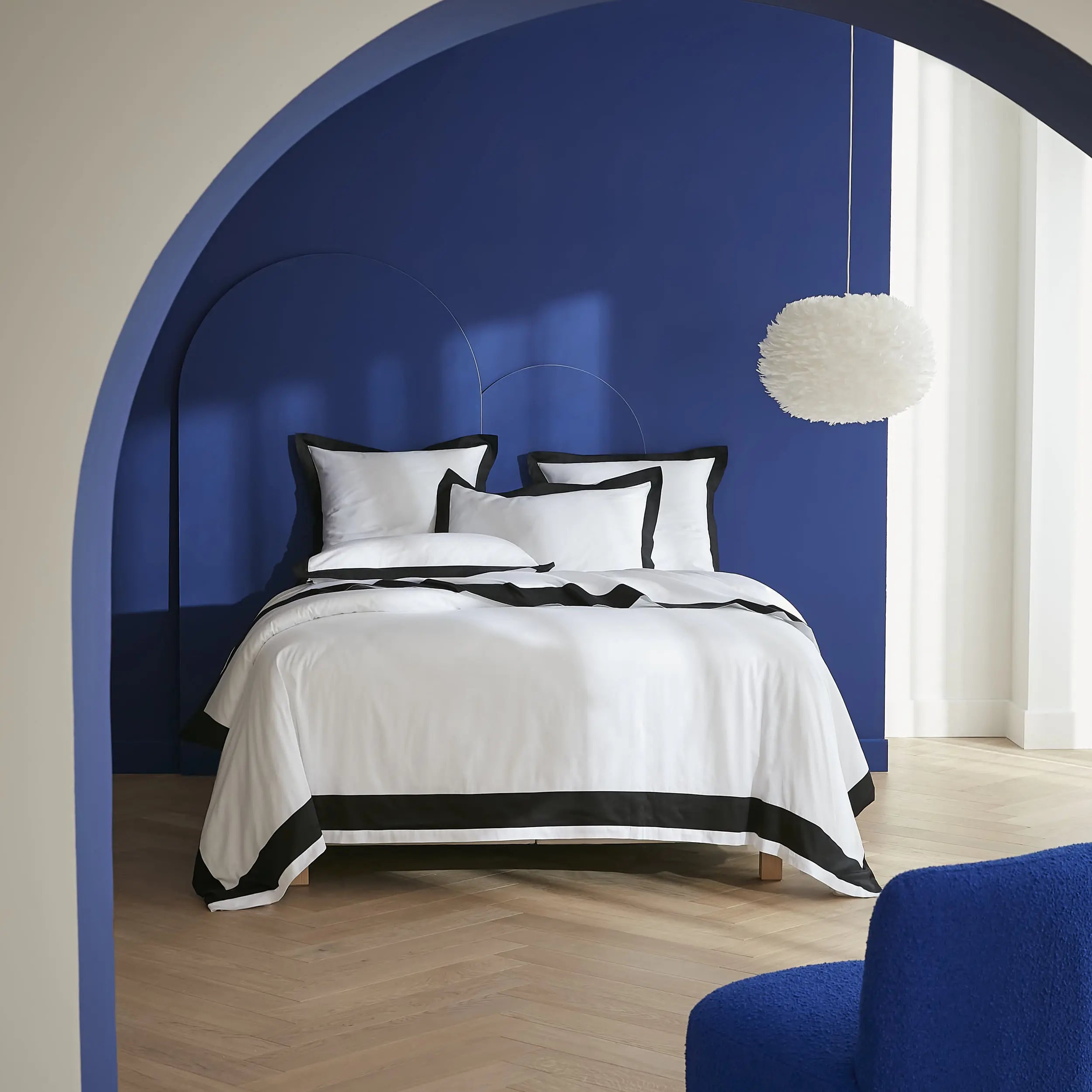 Drap plat satin de coton Sublime