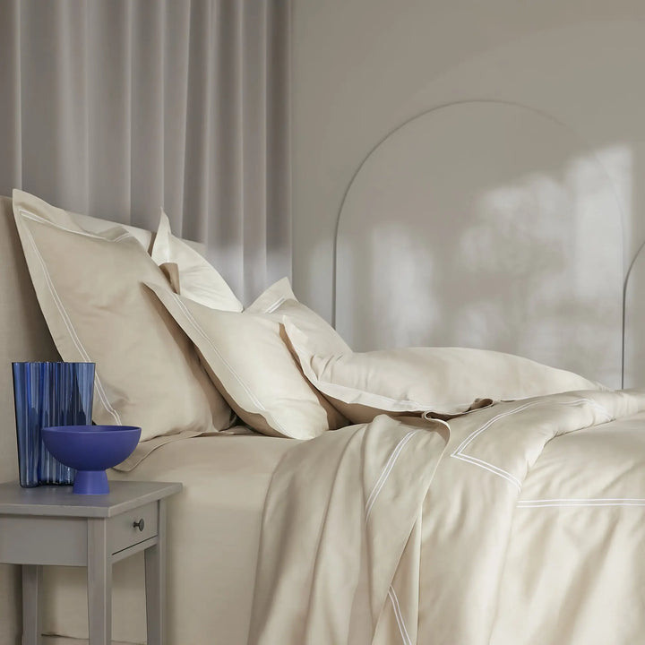 Taies d'oreiller satin de coton Divine