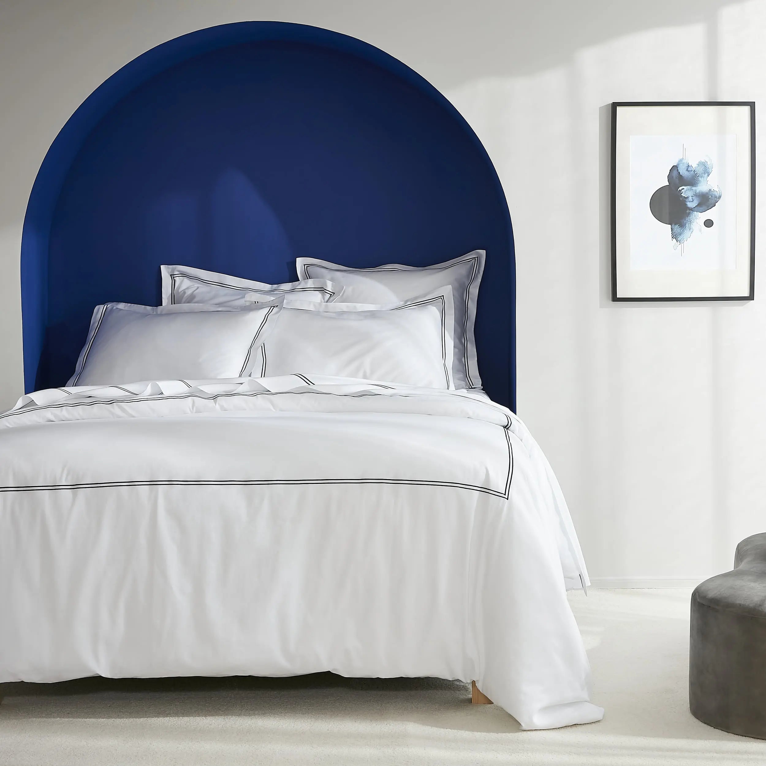 Housse de couette Signature - satin de coton