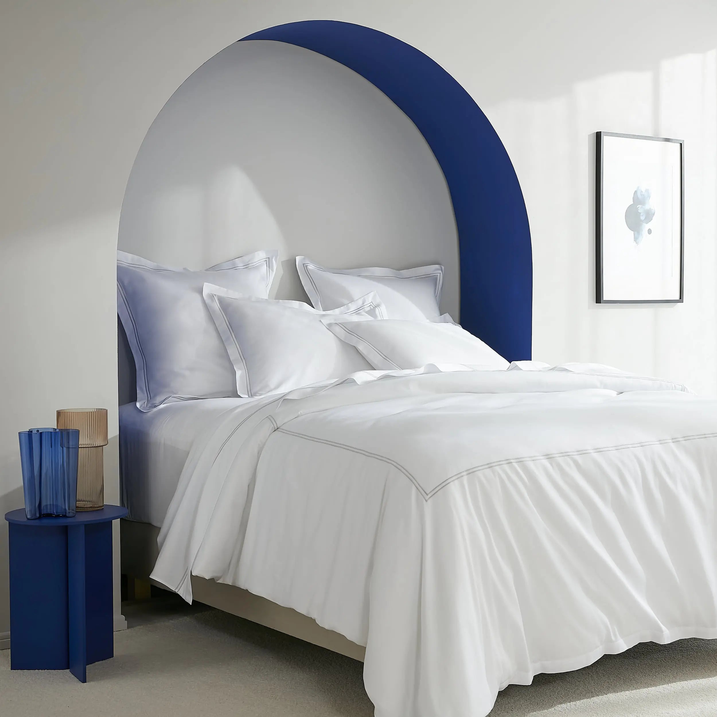 Housse de couette Signature - satin de coton