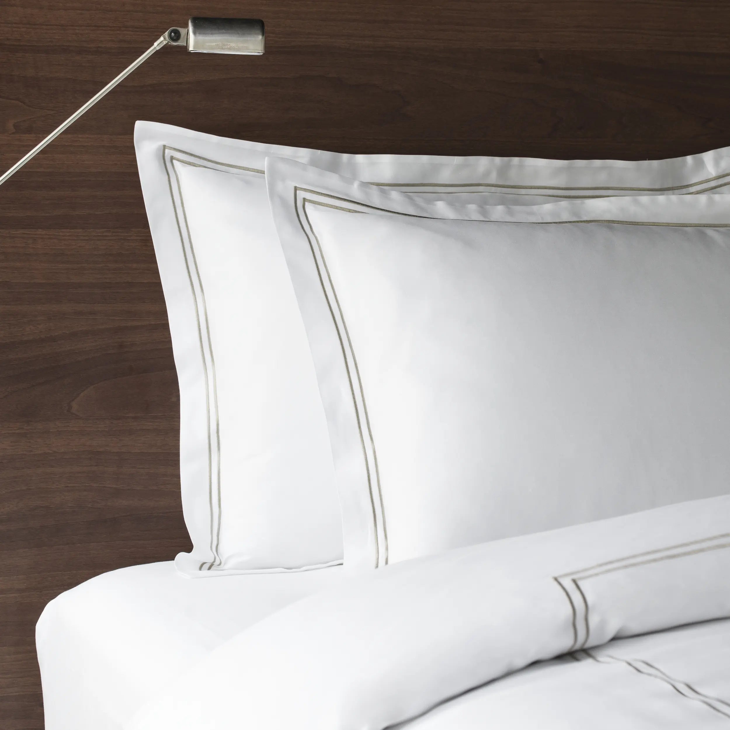 Taies d'oreiller Signature - satin de coton