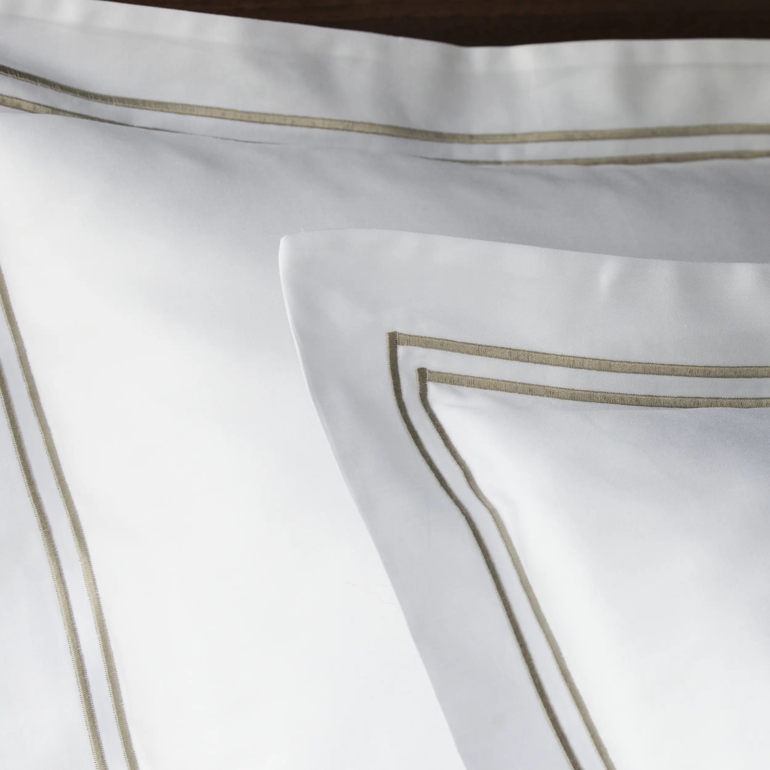 Taies d'oreiller Signature - satin de coton