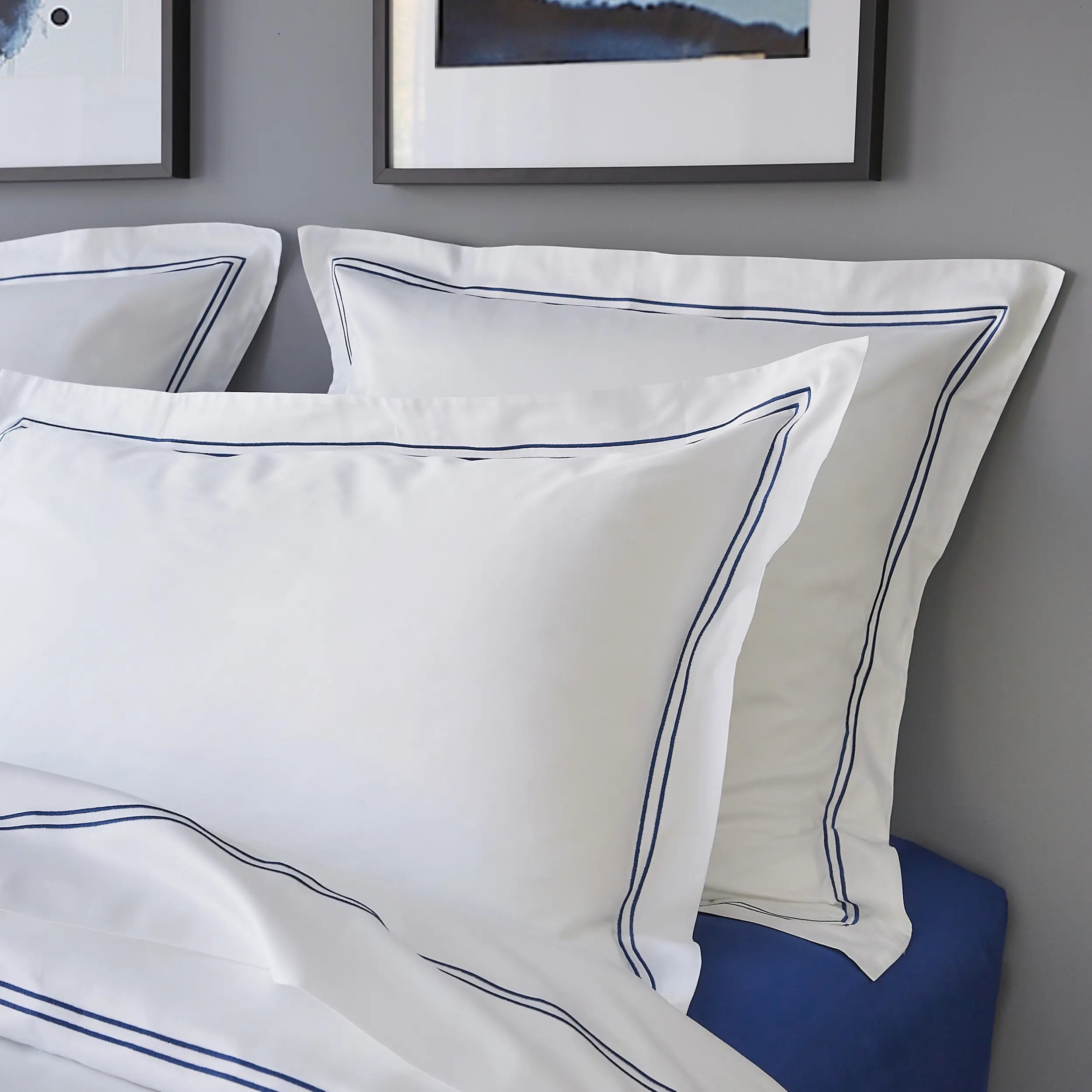 Taies d'oreiller Signature - satin de coton