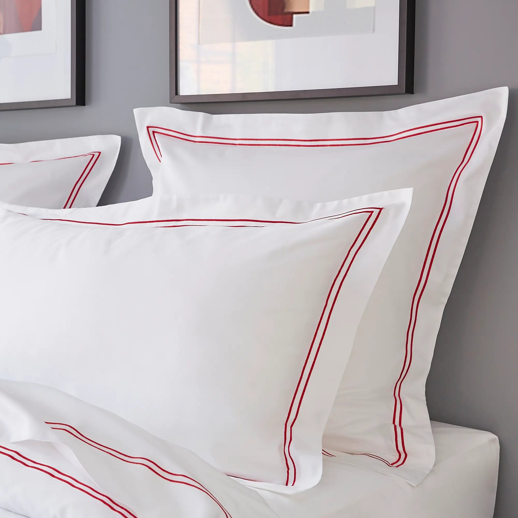 Taies d'oreiller Signature - satin de coton