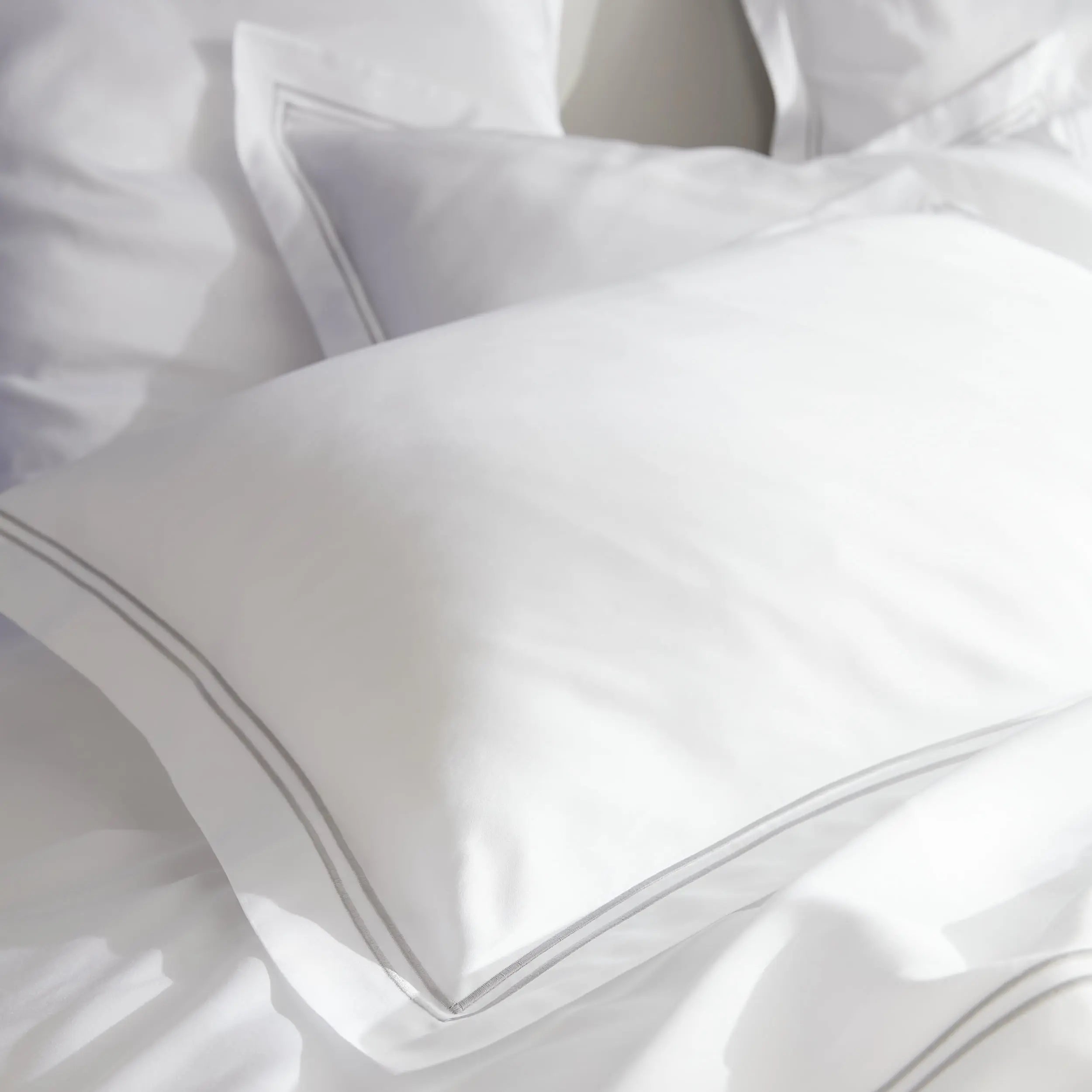 Taies d'oreiller Signature - satin de coton