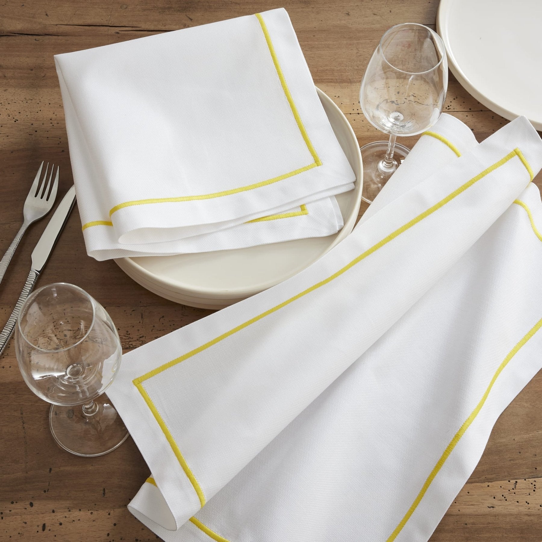 Linge de Table Symphonie - piqué de coton