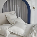 Taies d'oreiller Prestige - percale de coton Peau d'Ange