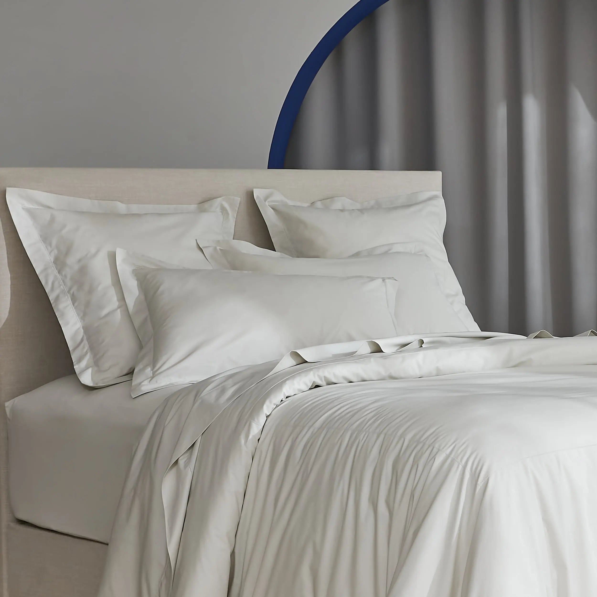 Taies d'oreiller Prestige - percale de coton Peau d'Ange