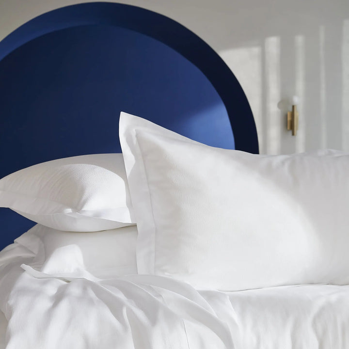 Taies d'oreiller satin de coton jacquard Elite