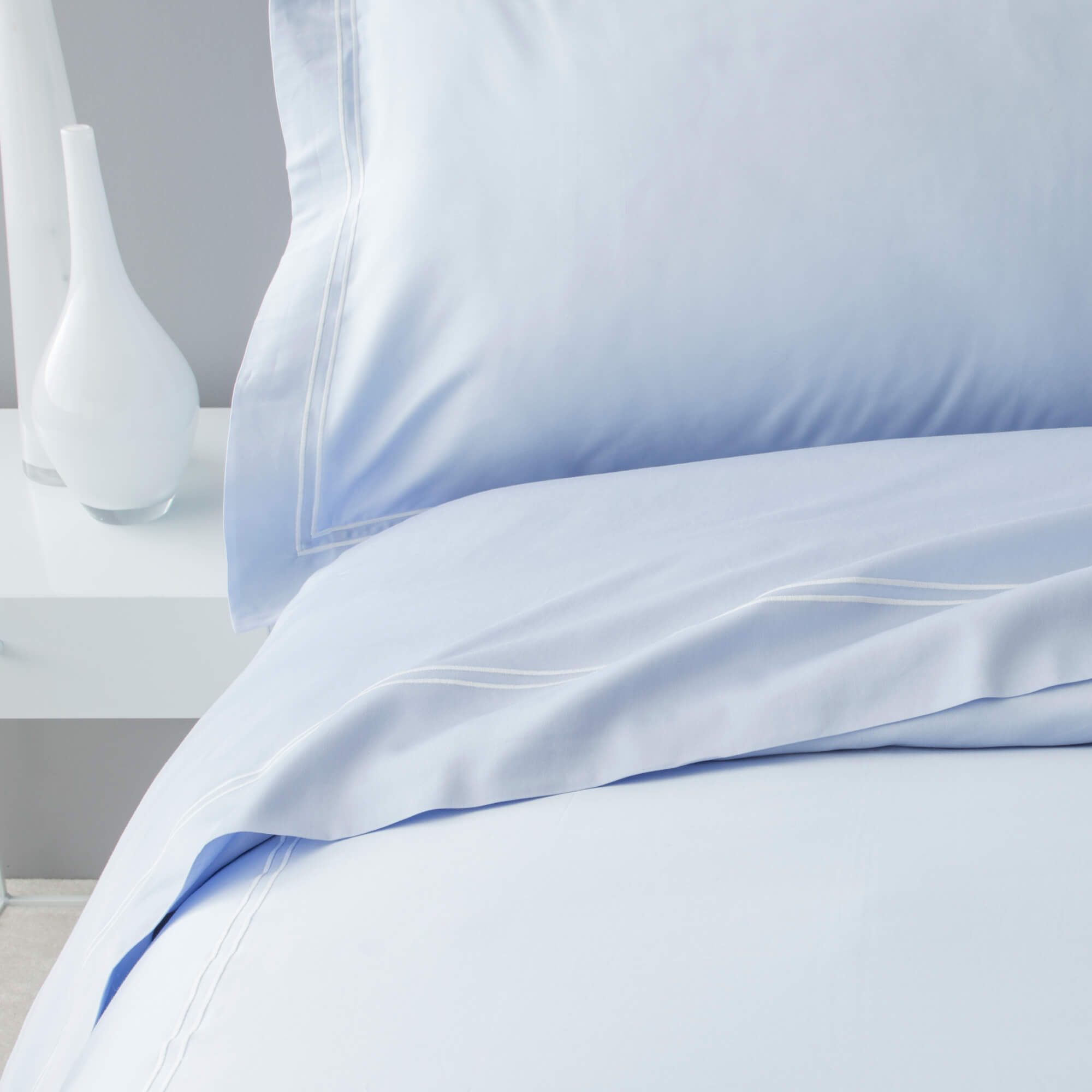 Drap plat Divine - satin de coton