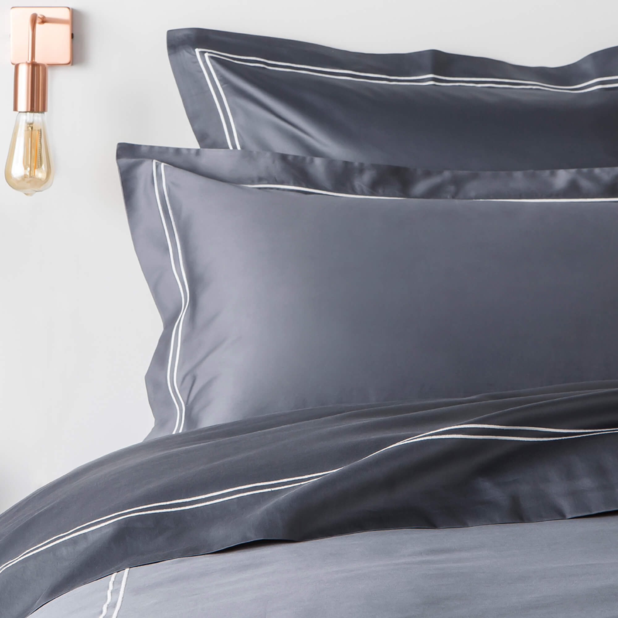Drap plat Divine - satin de coton