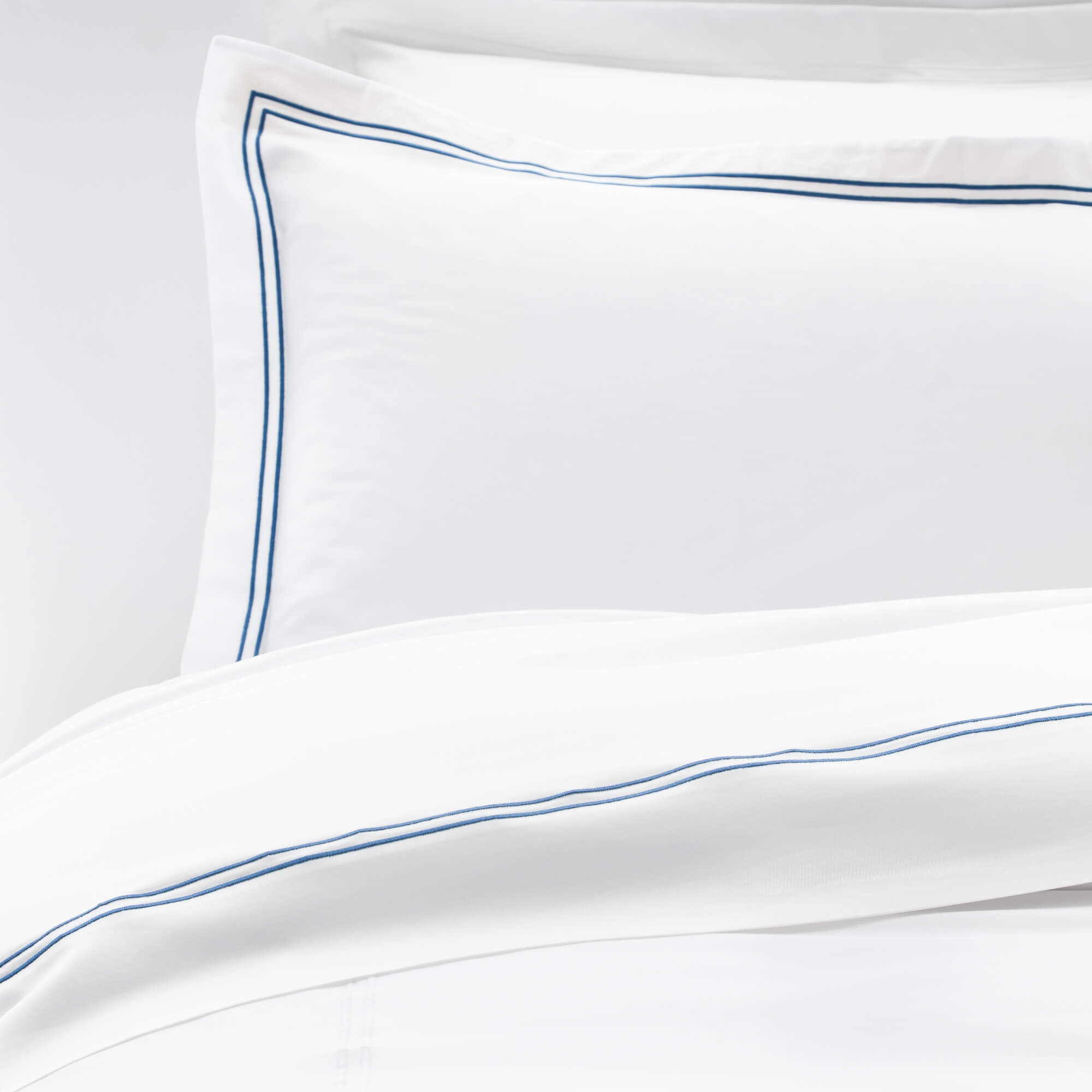 Drap plat Signature - satin de coton