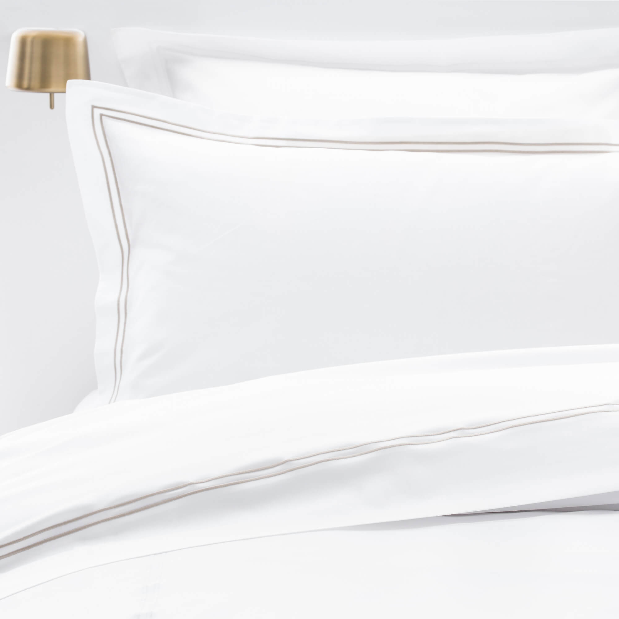 Drap plat Signature - satin de coton